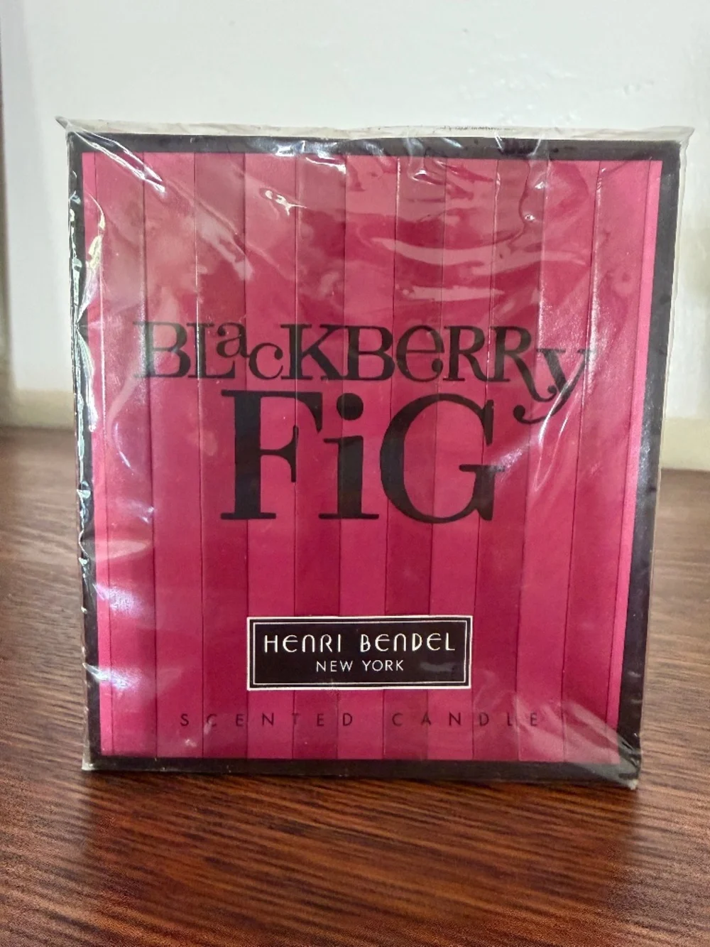ULTRA RARE & DISCONTINUED Henri Bendel Blackberry Fig Scented Luxury Candle-NIB